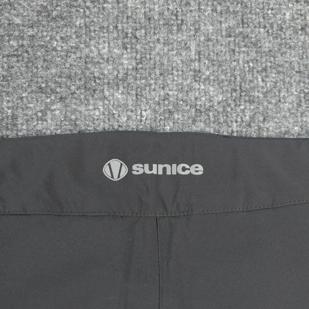 Sunice Pants Mens Large Black Softshell Insulated Snow Ski Adjustable Waist